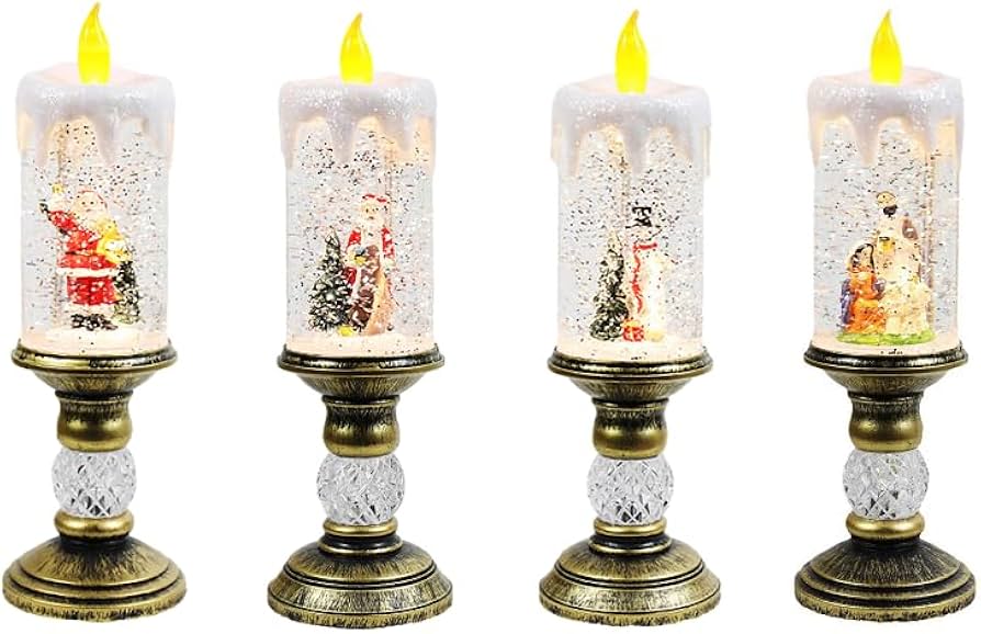 VELAS NAVIDEÑAS LED